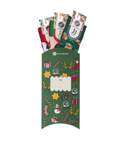 Kado Koker Xmas Green (10 stuks per set)
