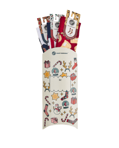 Kado Koker Xmas White (10 stuks per set)