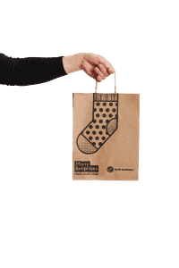 Papieren tasje met handvat (25 stuks per set)